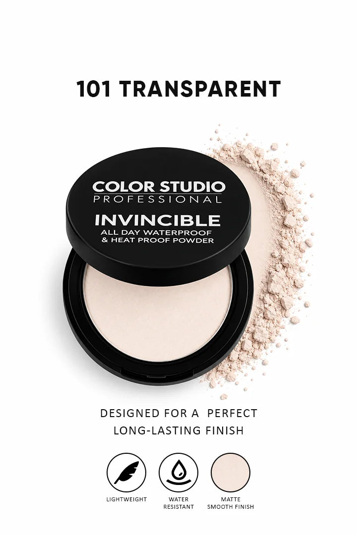 Color Studio Professional Invincible All Day Water Proof & Heat Proof Powder