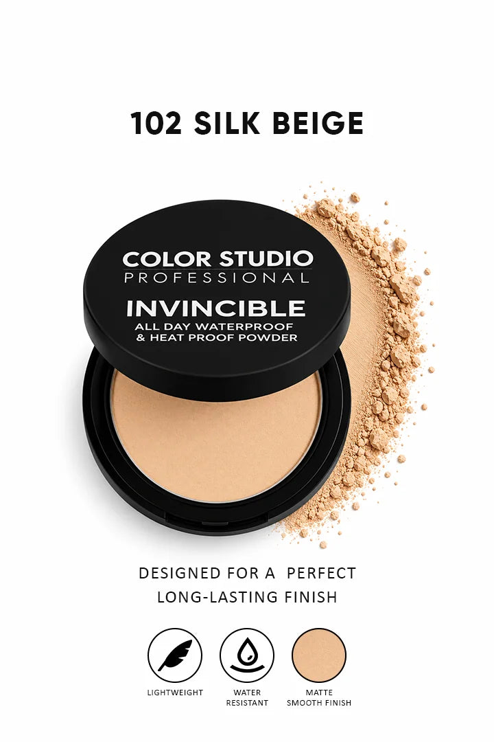 Color Studio Professional Invincible All Day Water Proof & Heat Proof Powder