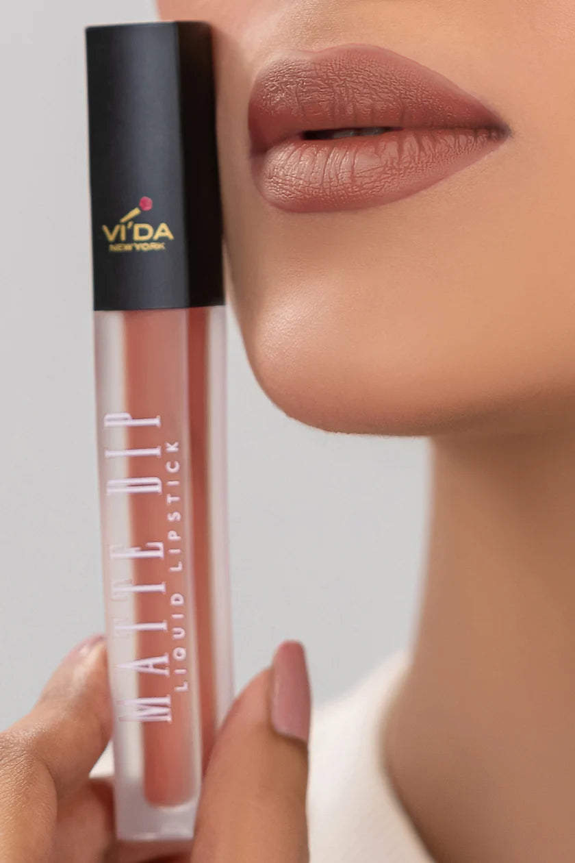 Vi'da New York Matte Dip Liquid Lipstick | Long-Lasting & Smudge-Proof Matte Lips