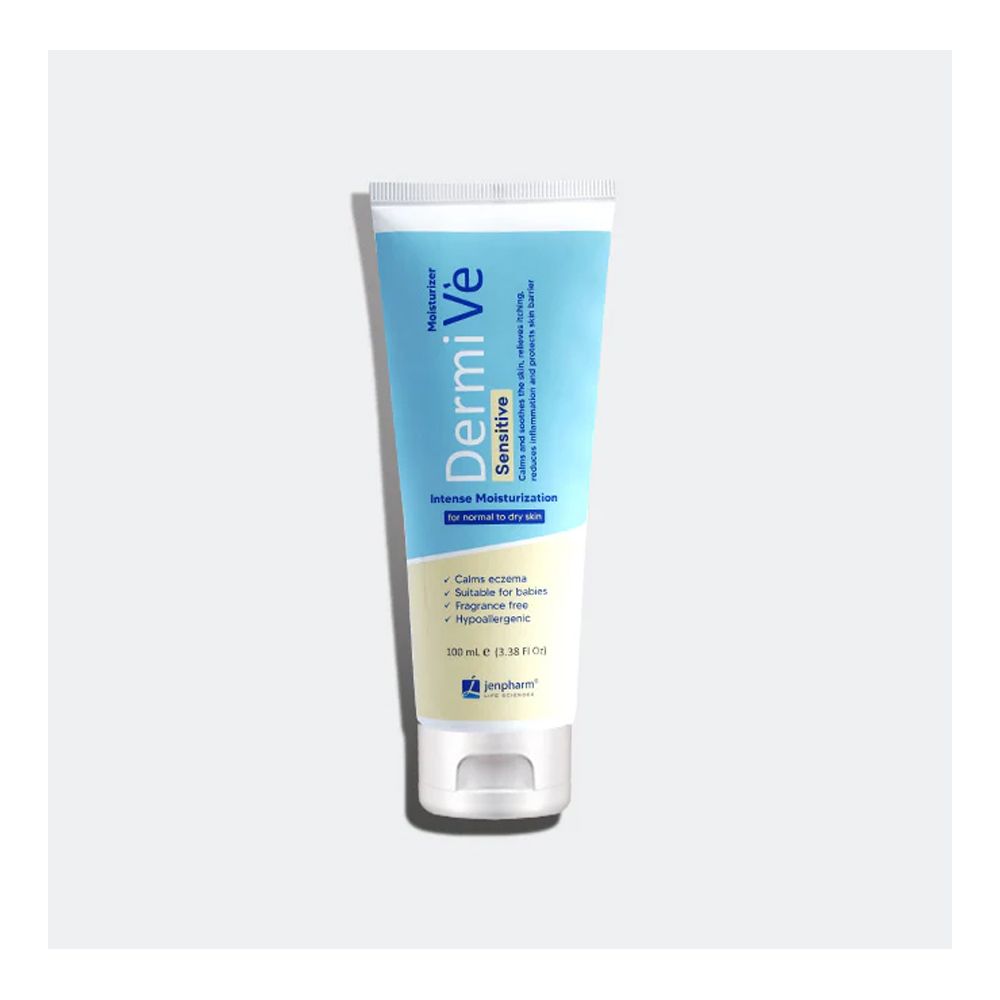 Jenpharm Dermi Ve Sensitive Moisturizer 100ml | Intense Hydration for Normal to Dry Skin