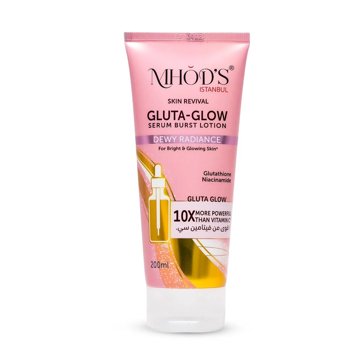Mhod's Gluta Glow Body Lotion for Skin Brightening & Radiant Glow - 200 ml