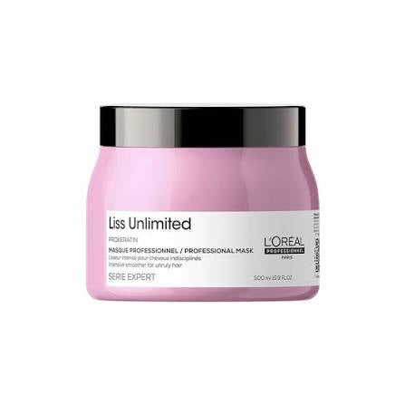 L’Oréal Professionnel Liss Unlimited Hair Mask – Anti-Frizz Smoothing & Nourishing Treatment for Dry & Unruly Hair