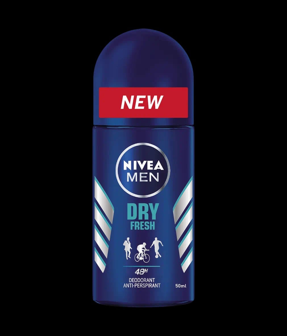 NIVEA Roll On Deodorant – Long Lasting Freshness & Odor Protection | Underarm Roll-On for Men & Women