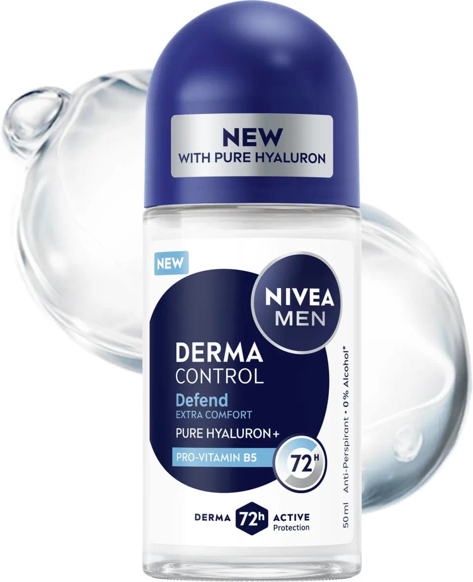 NIVEA Roll On Deodorant – Long Lasting Freshness & Odor Protection | Underarm Roll-On for Men & Women