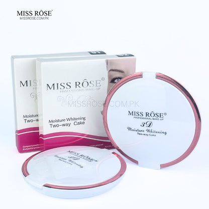 miss rose moisture whitening two way cake 16g