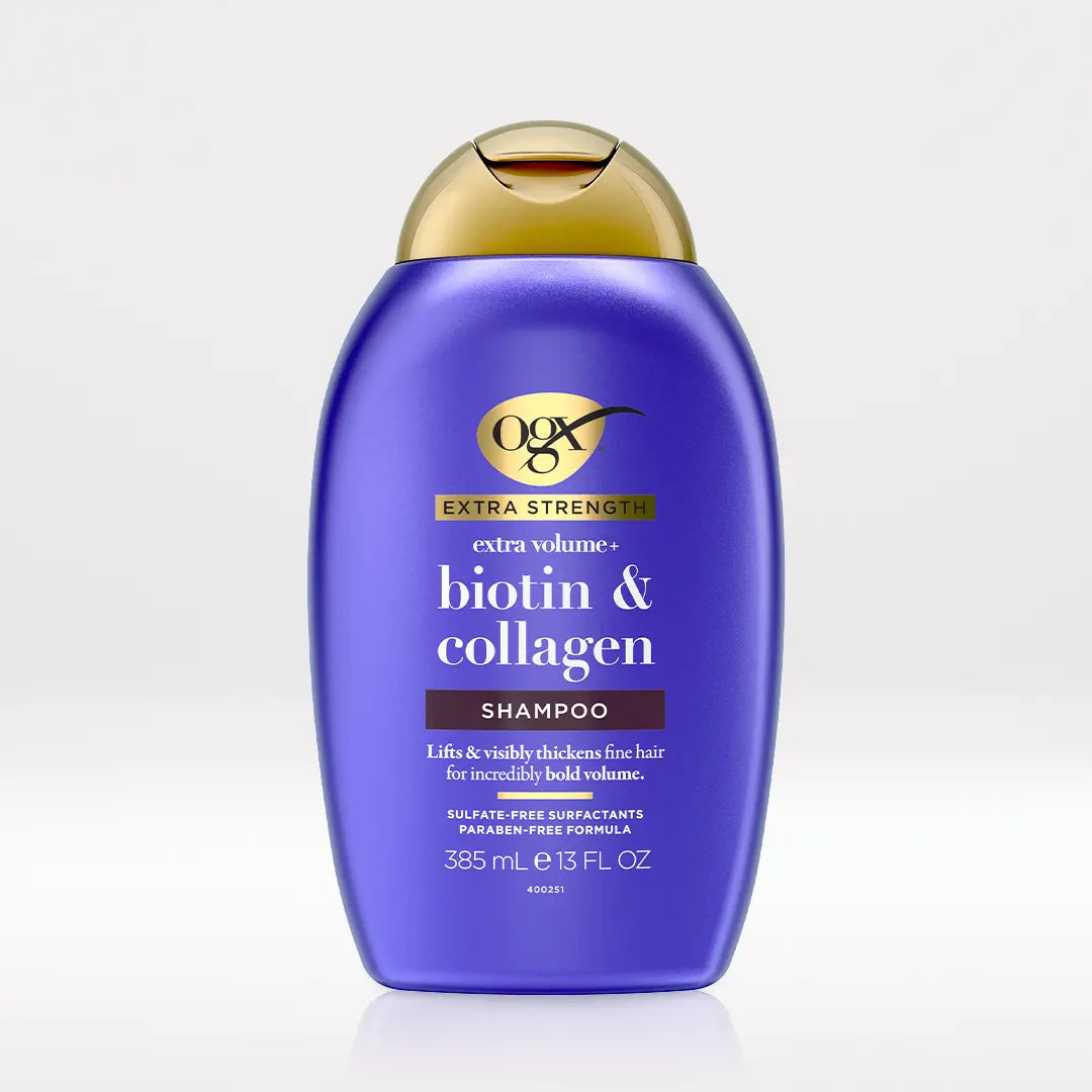 OGX Biotin & Collagen Shampoo 385ml sulphate-Free