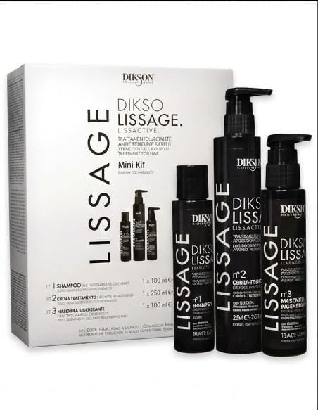 Dikson Lissage Mini Kit – Professional Hair Smoothing & Straightening Treatment Kit | Anti-Frizz Hair Care Set