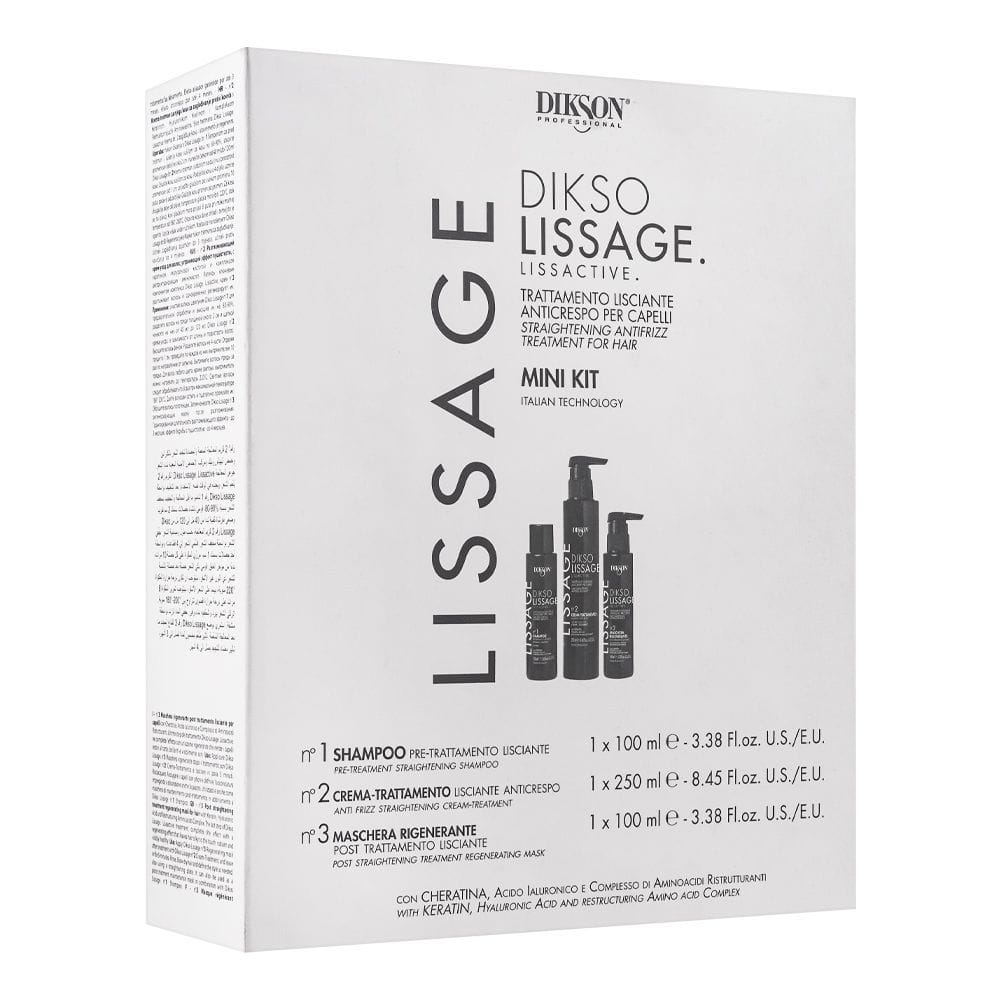 Dikson Lissage Mini Kit – Professional Hair Smoothing & Straightening Treatment Kit | Anti-Frizz Hair Care Set