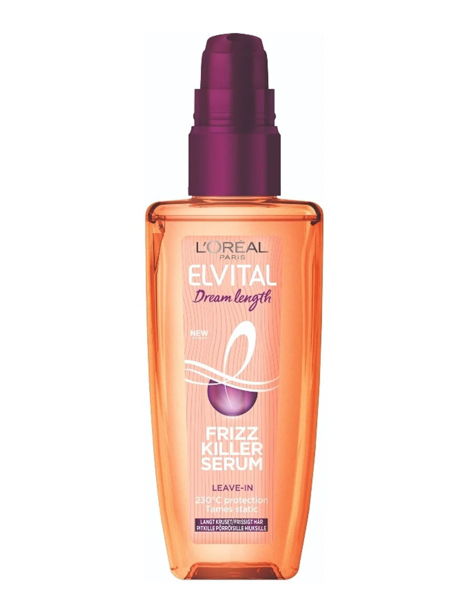 L’Oréal Paris Elvital Dream Length Frizz Killer Serum – Leave-In Hair Serum | Anti-Frizz & Heat Protection
