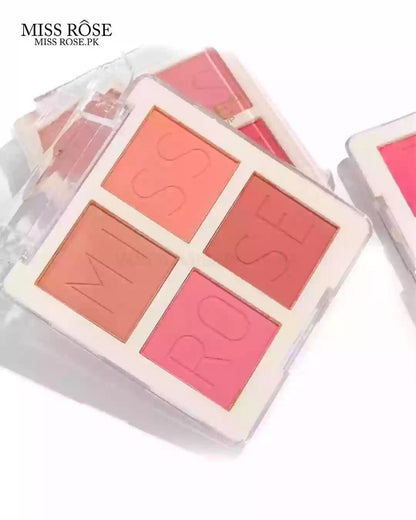 Miss Rose Daily Glow 4-Shade Blush Palette 12.8g