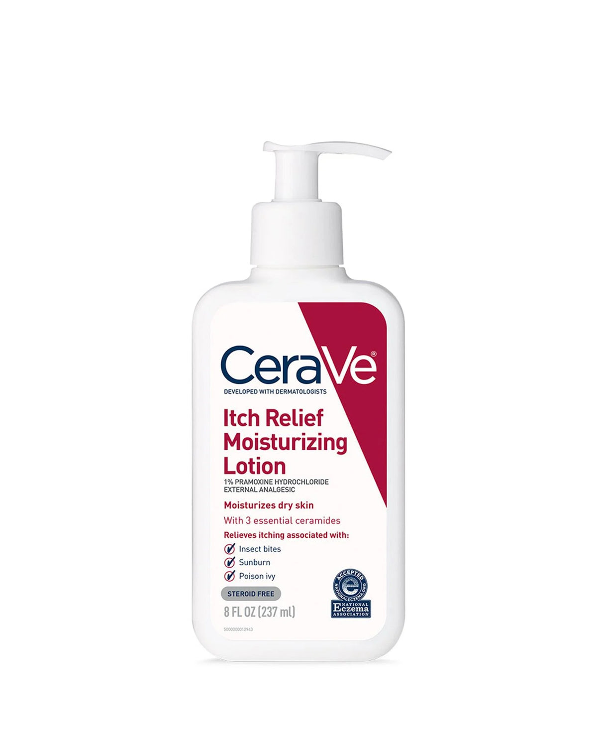 CeraVe Itch Relief Moisturizing Lotion 1% Pramoxine Hydrochloride 237ml