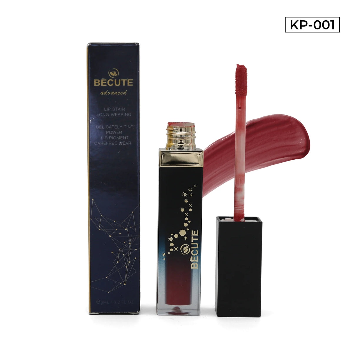Bécute Advanced Lip Stain Long-Wearing & Carefree Wear - 6ml
