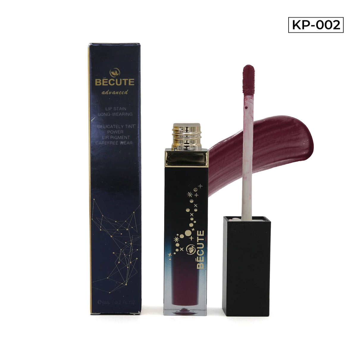 Bécute Advanced Lip Stain Long-Wearing & Carefree Wear - 6ml