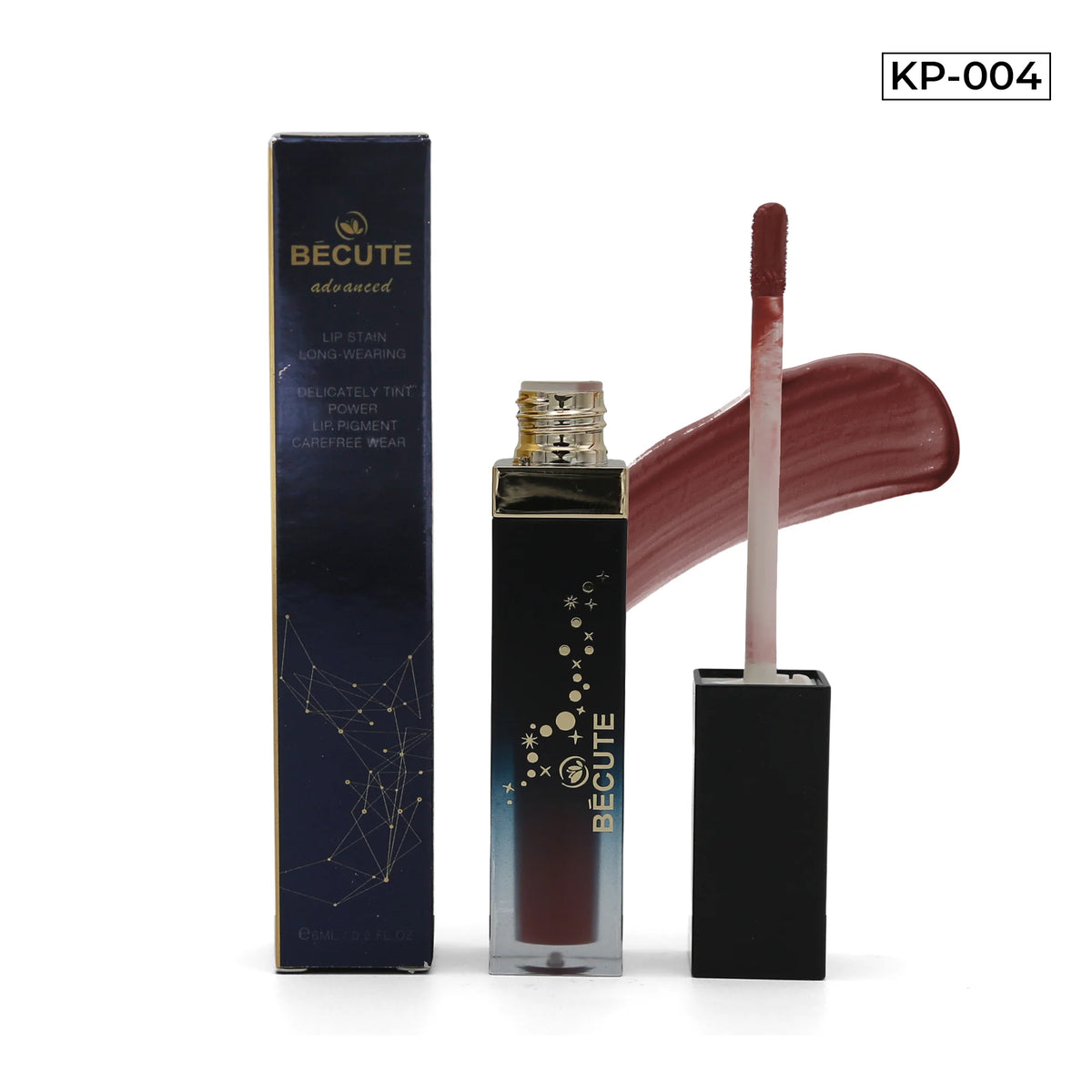 Bécute Advanced Lip Stain Long-Wearing & Carefree Wear - 6ml