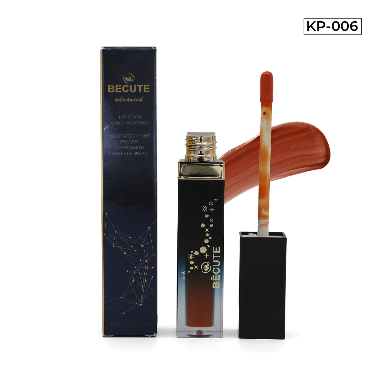 Bécute Advanced Lip Stain Long-Wearing & Carefree Wear - 6ml