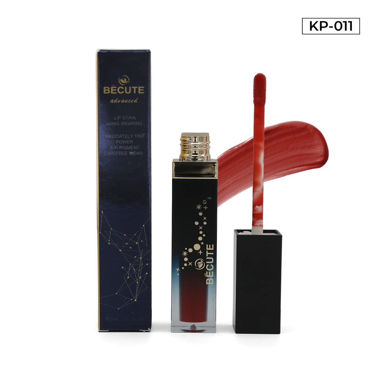 Bécute Advanced Lip Stain Long-Wearing & Carefree Wear - 6ml