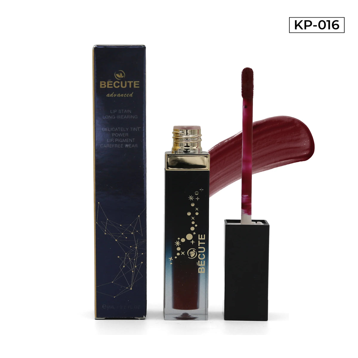 Bécute Advanced Lip Stain Long-Wearing & Carefree Wear - 6ml