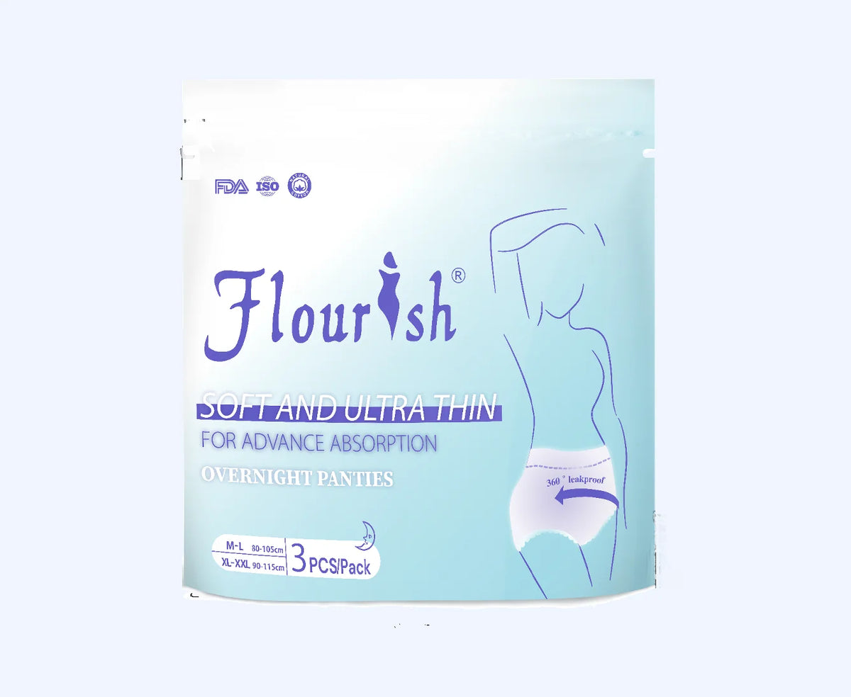 Flourish Disposable Period Panty Ultra Thin - Pack of 3