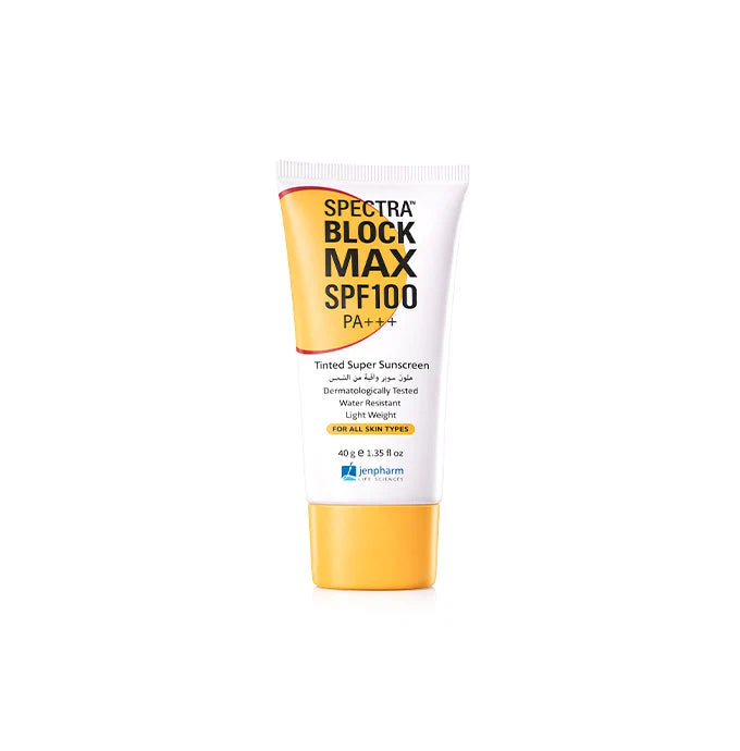 Jenpharm  Spectra Block Max SPF 100 PA+++ Tinted Sunscreen (40g)