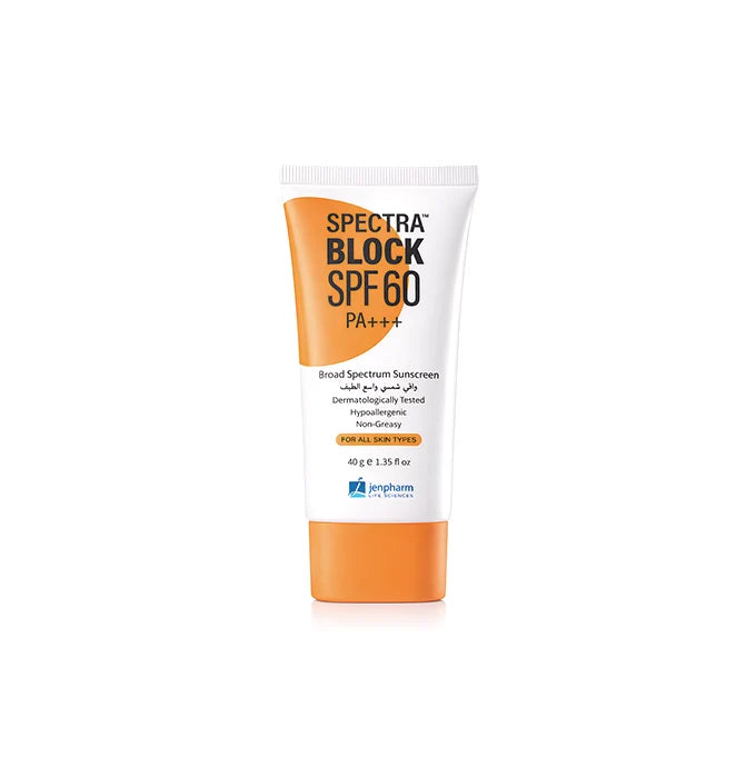 Jenpharm Spectra Block SPF 60 Sunscreen 40g | Broad Spectrum & Non-Greasy