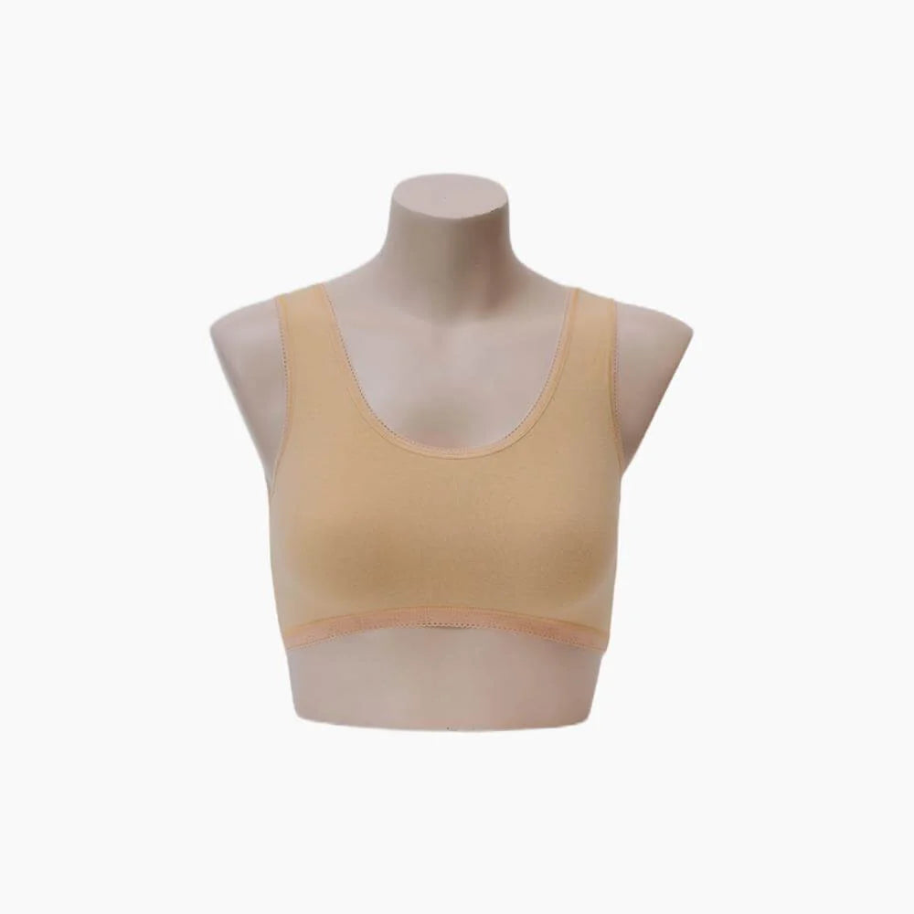 IFG Teens 001 Seamless Scoop Neck Crop Top & Camisole Set for Teens & Women