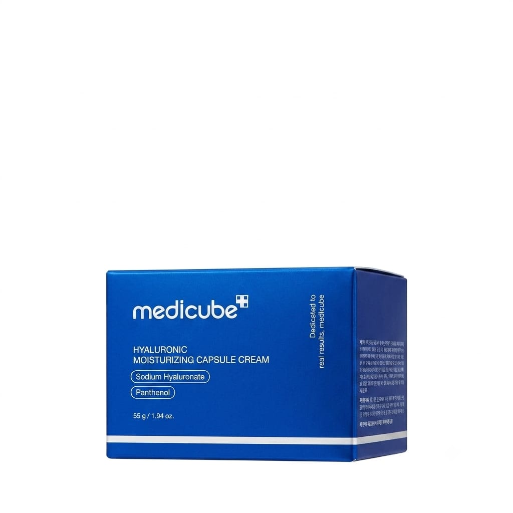 Medicube Hyaluronic Moisturizing Capsule Cream (55g) – Sodium Hyaluronate & Panthenol Hydrating Cream