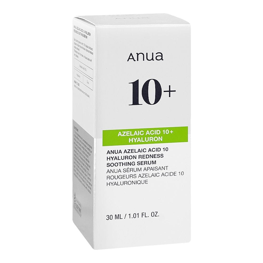 ANUA Azelaic Acid 10 + Hyaluron Redness Soothing Serum (30ml) – Anti-Redness & Calming Facial Serum