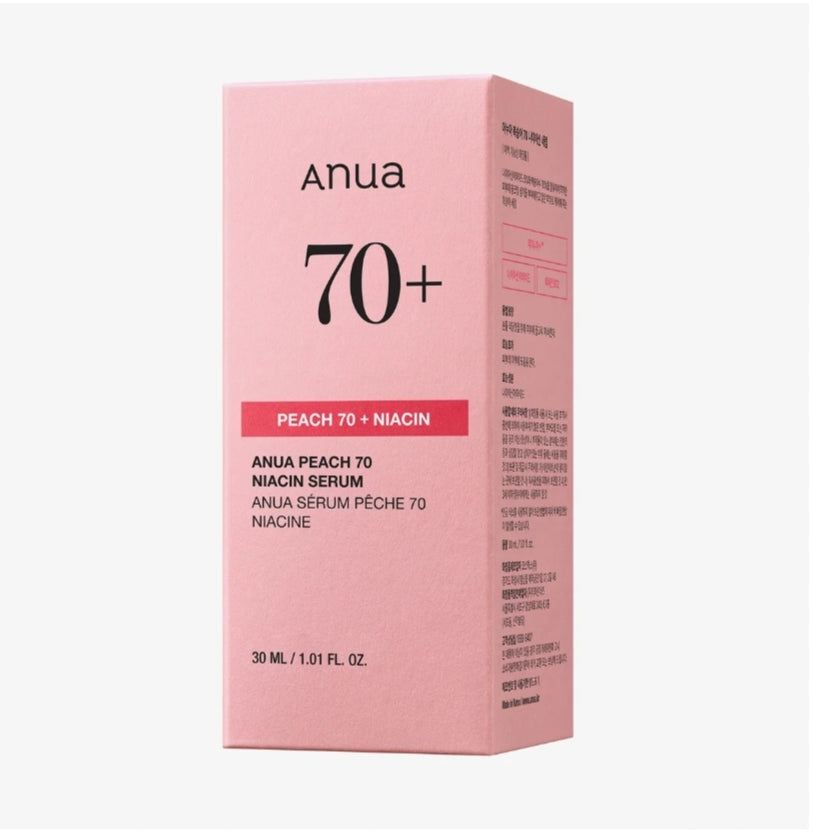 ANUA Peach 70 Niacin Serum (30ml) – Brightening & Hydrating Facial Serum