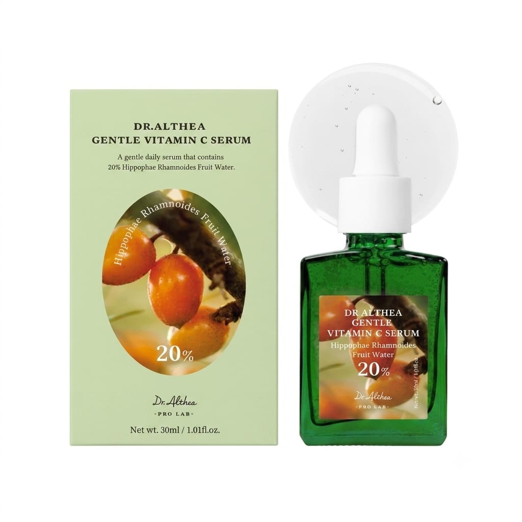 Dr. Althea Gentle Vitamin C Serum - 20% Sea Buckthorn (Hippophae Rhamnoides) Fruit Water (30ml)