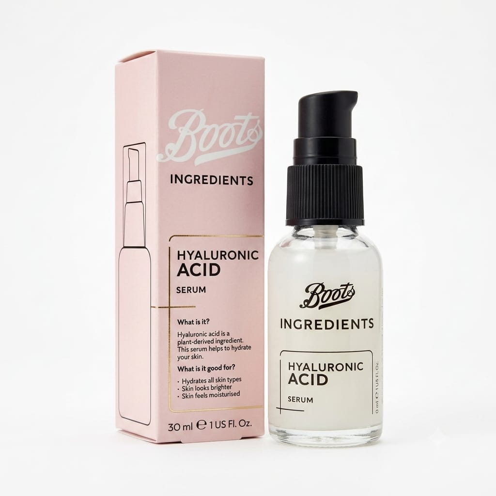 Boots Ingredients Hyaluronic Acid Serum 30ml