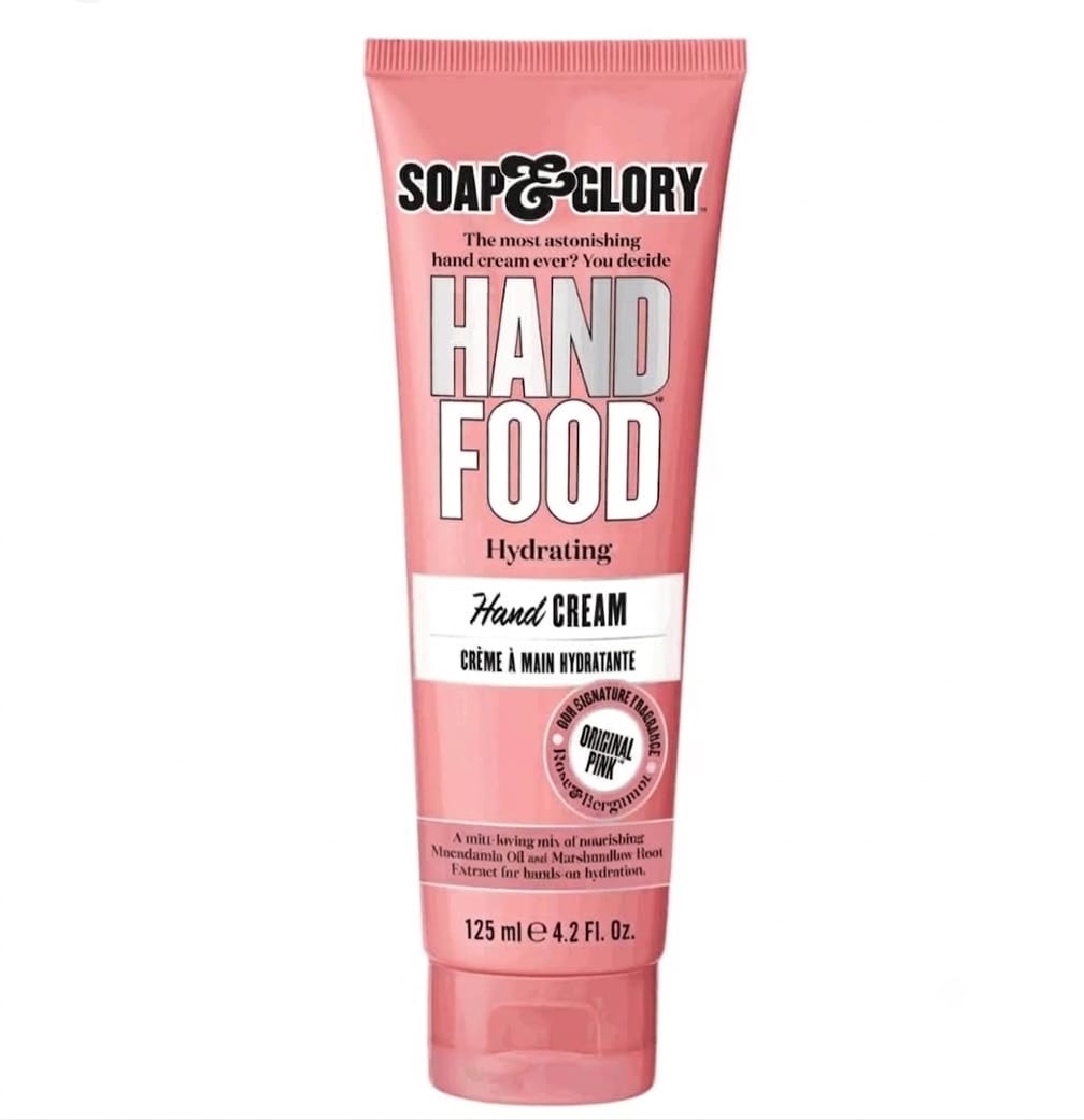 Soap & Glory Hand Food Hydrating Hand Cream - Original Pink Fragrance - 125ml