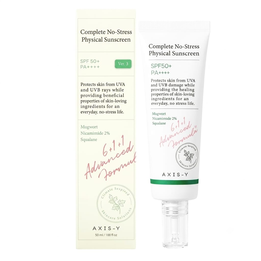 AXIS-Y Complete No-Stress Physical Sunscreen SPF50+ PA++++ (50ml)