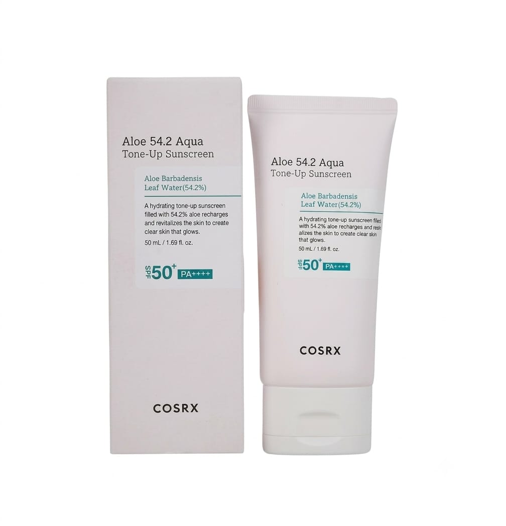 COSRX Aloe 54.2 Aqua Tone-Up Sunscreen SPF 50+ PA++++ (50ml)