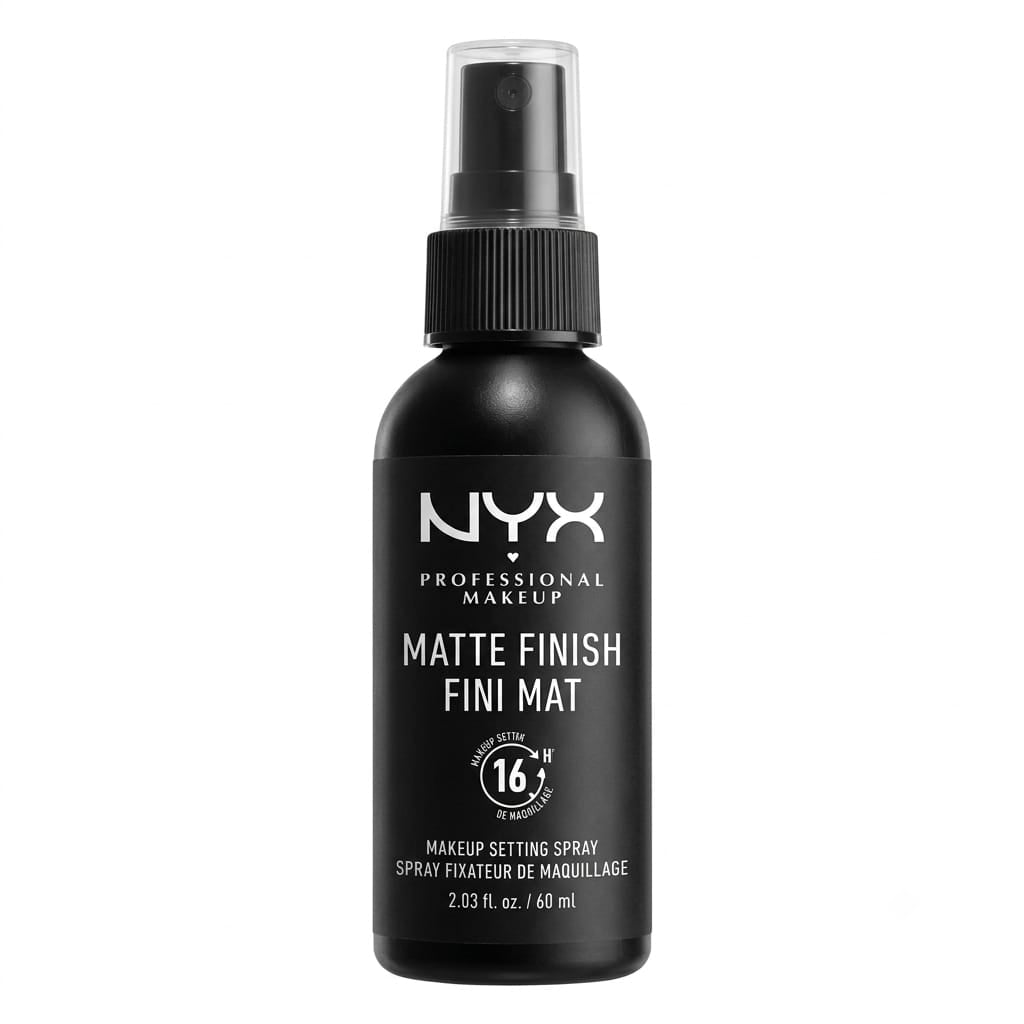 NYX Professional Makeup Matte Finish Setting Spray – 16 Hour Long-Wear Makeup Setting Spray (60 ml)