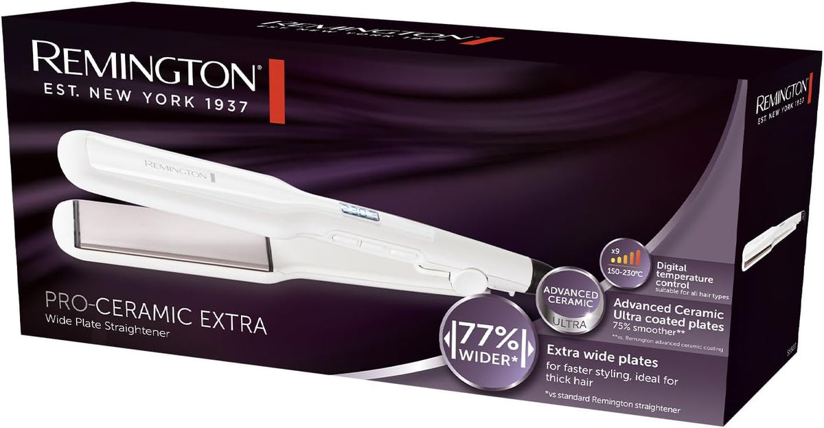 Remington Pro-Ceramic Extra Wide Plate Straightener|5527