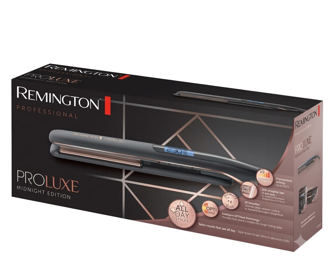 Remington Proluxe Midnight Edition Hair Straightener|9100