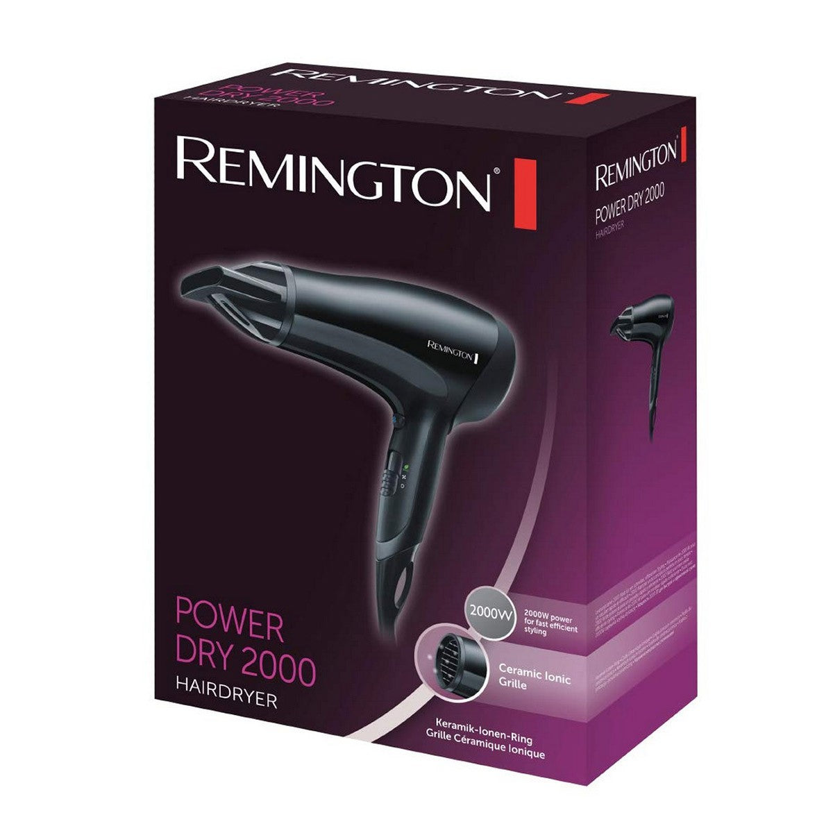 Remington Power Dry 2000 Hair Dryer | D3010