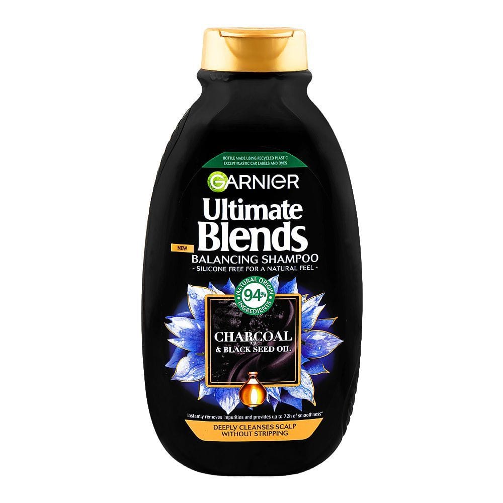 Garnier Ultimate Blends Balancing Shampoo Charcoal & Black Seed Oil 300ML