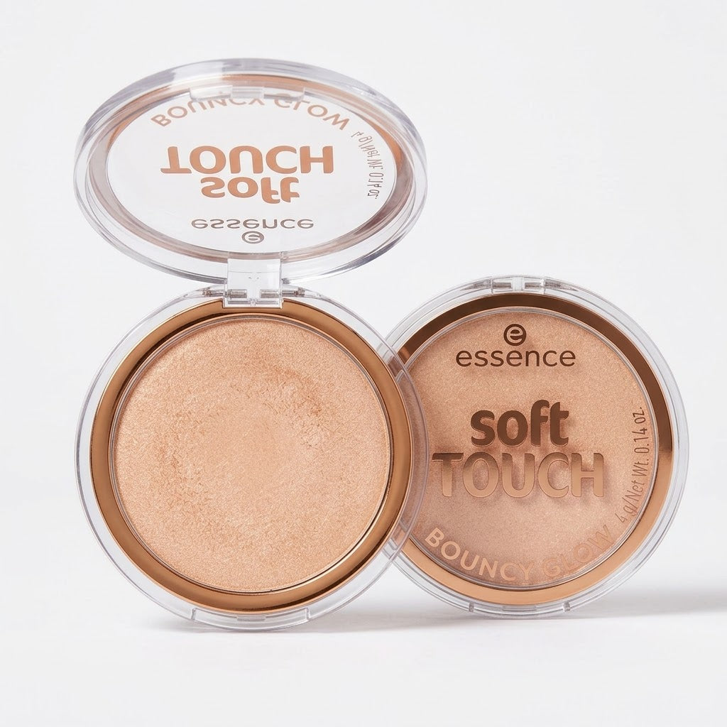 essence Soft Touch Bouncy Glow Highlighter | Radiant Powder Glow 4g