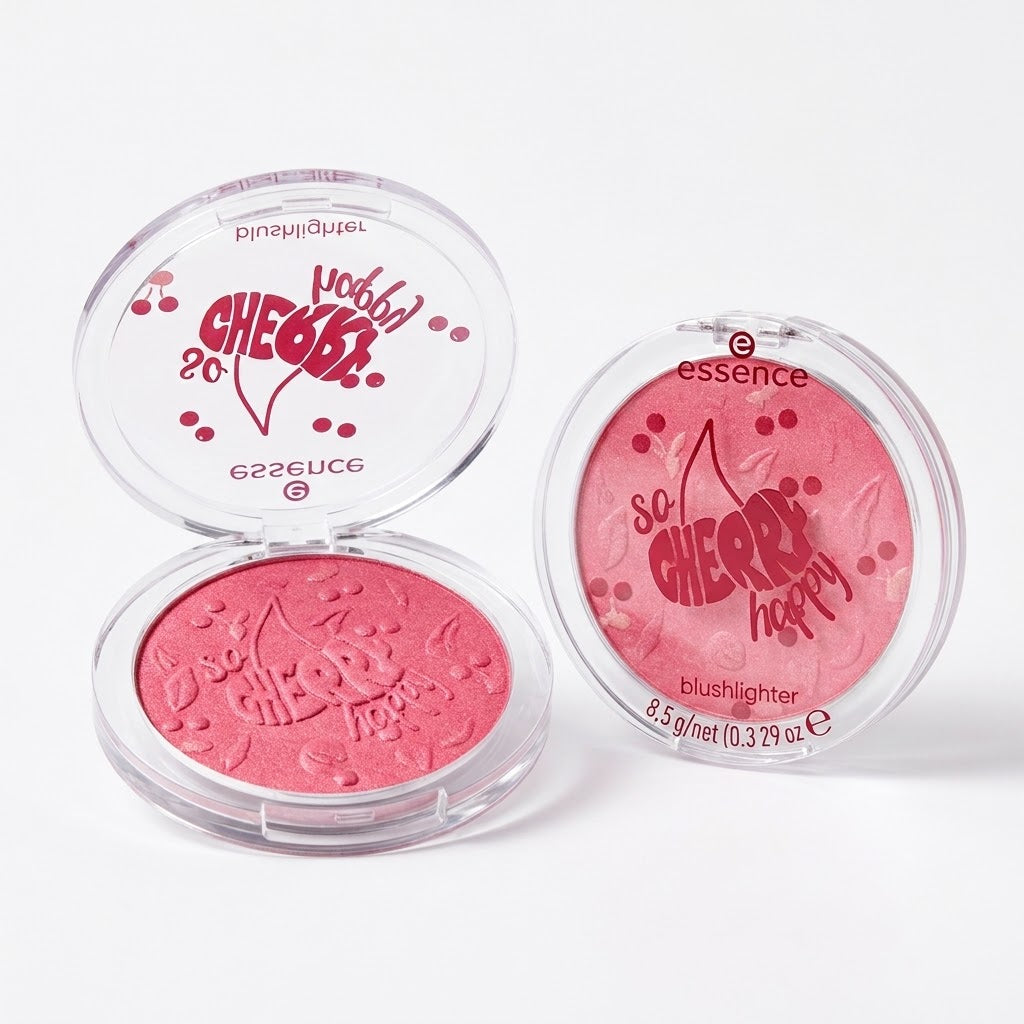 essence So Cherry Happy Blushlighter – 8.5g Powder Blush & Highlighter