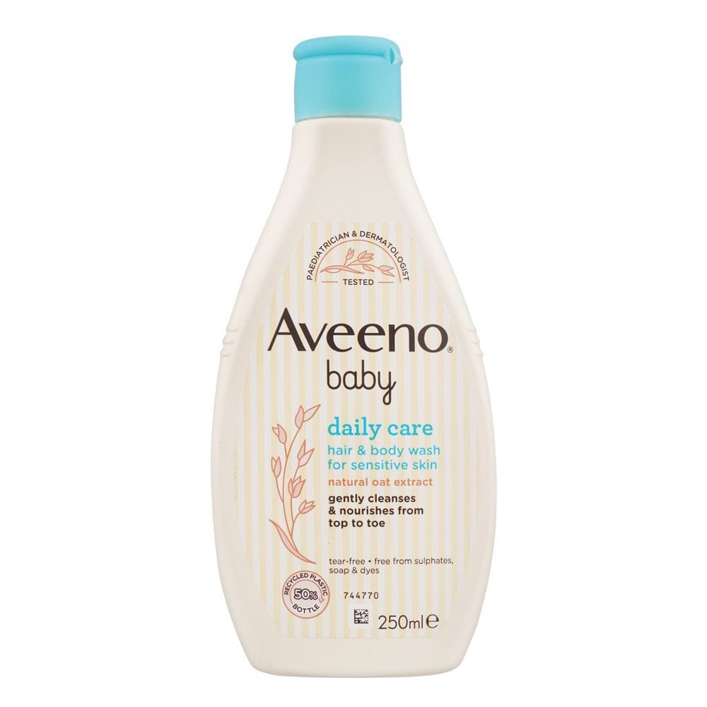 Aveeno Baby Daily Care Hair & Body Wash 250ml - Sensitive Skin