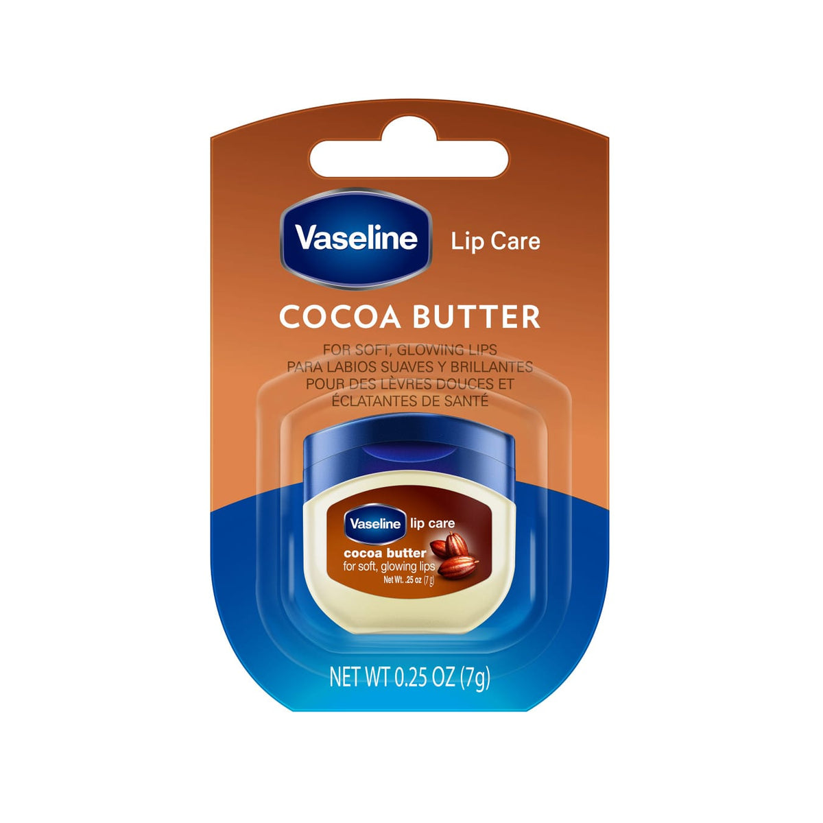 Vaseline Lip Care Cocoa Butter Mini (7g) – For Soft & Glowing Lips