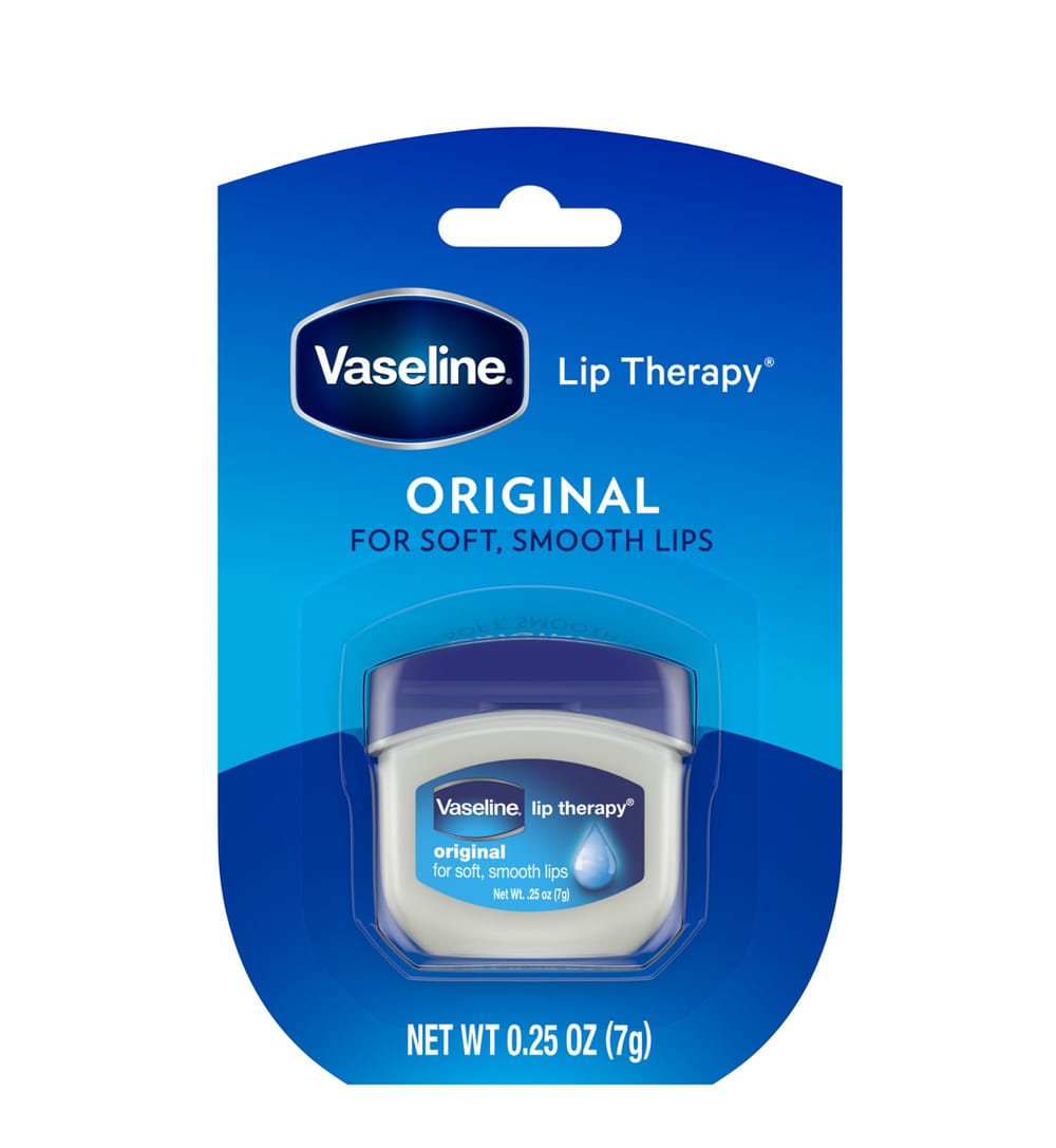 Vaseline Lip Therapy Original Mini Balm Jar (0.25 oz / 7g)