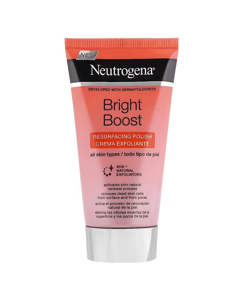 Neutrogena Bright Boost Resurfacing Polish Face Scrub with AHA 75ML