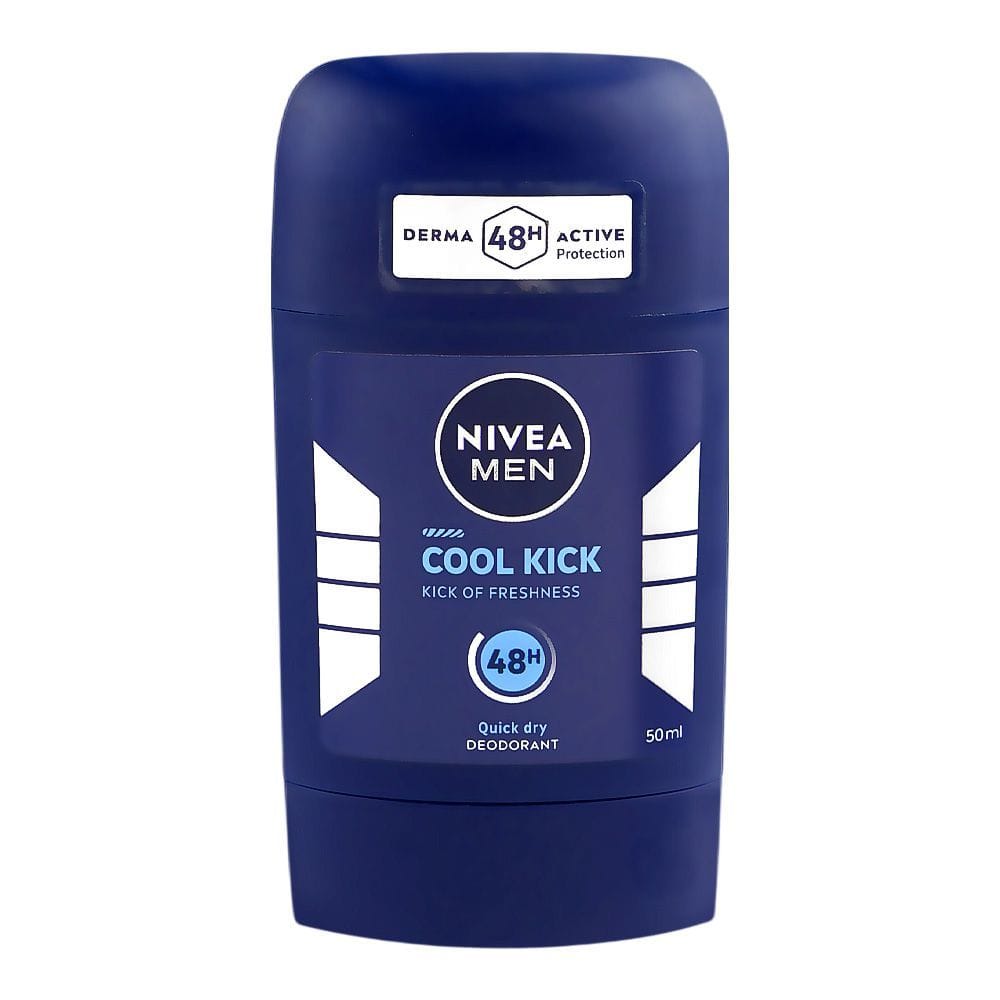 NIVEA MEN Cool Kick 48H Quick Dry Deodorant Stick - 50 ml