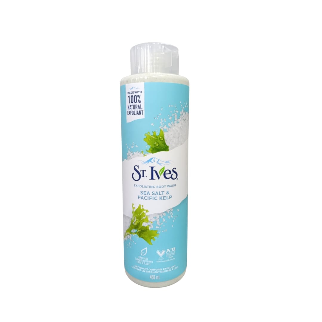 St. Ives Sea Salt & Pacific Kelp Exfoliating Body Wash (450ml)