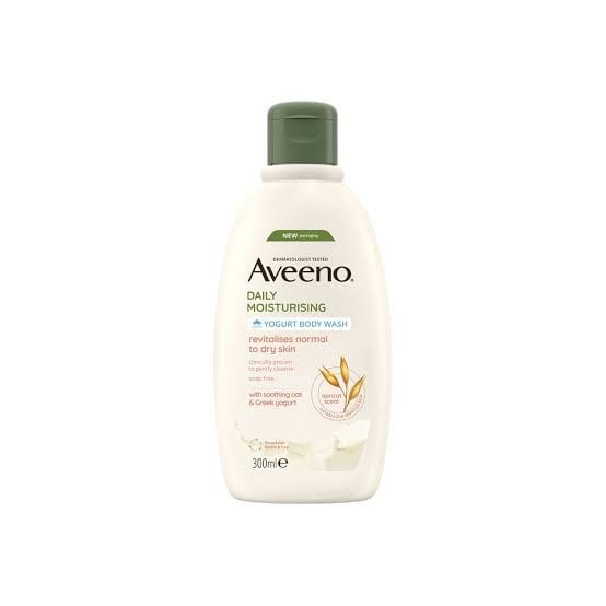 Aveeno Daily Moisturising Yogurt Body Wash – Apricot Scent (300 ml)