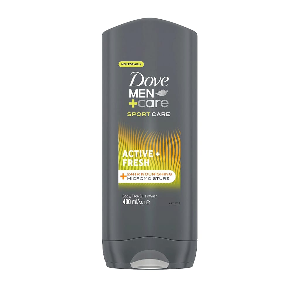 Dove Men+Care Sport Care Active + Fresh 3-in-1 Body Wash (USA) - 400ml