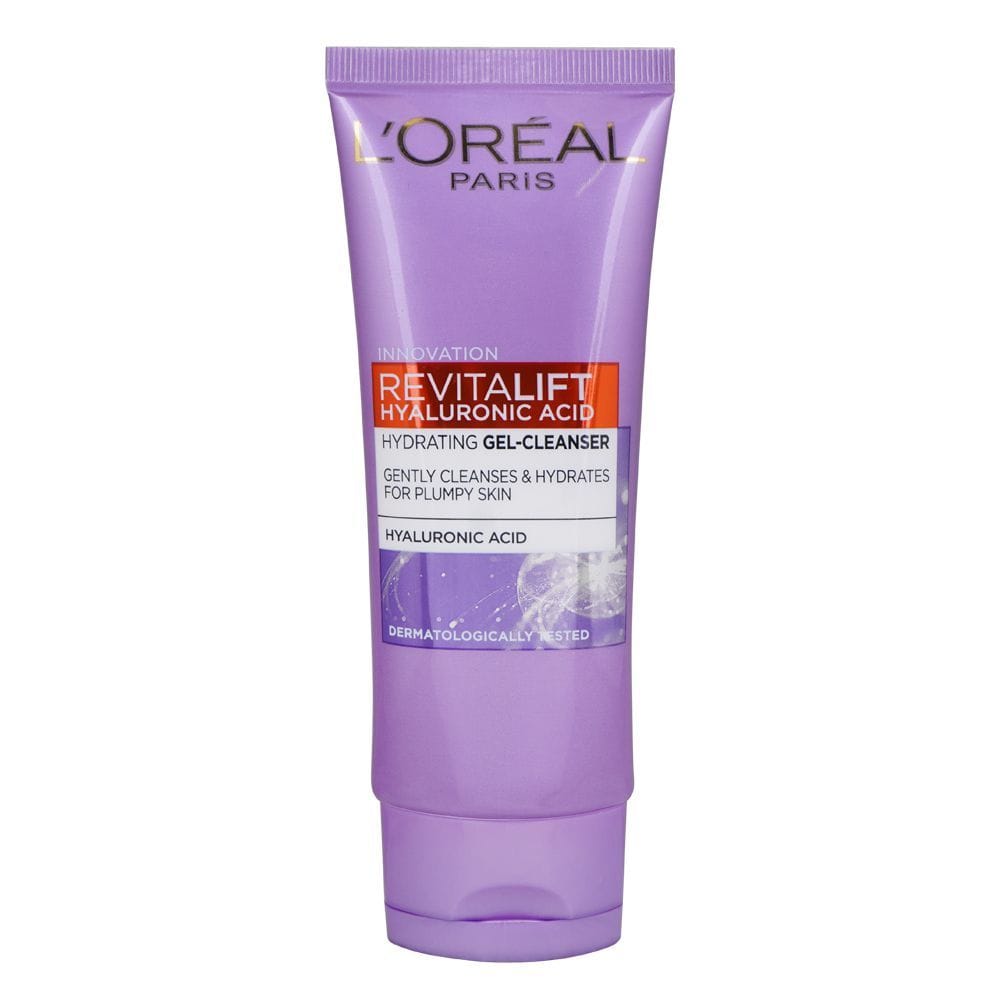 L'Oréal Paris Revitalift Hyaluronic Acid Hydrating Gel-Cleanser 100Ml
