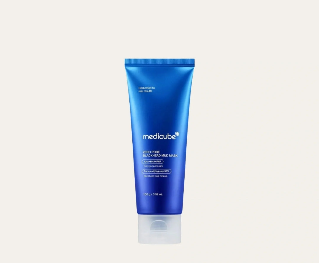 Medicube Zero Pore Blackhead Mud Mask (100g) – Pore Purifying Clay Mask with AHA, BHA & PHA